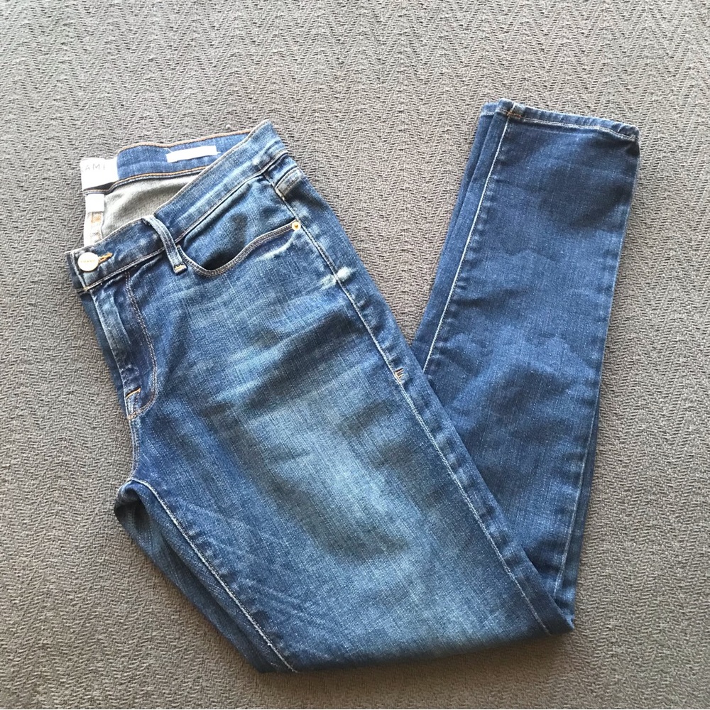 Frame Denim Le Garon Jean 25 Mentor Wash 92.5% Cotton Excellent